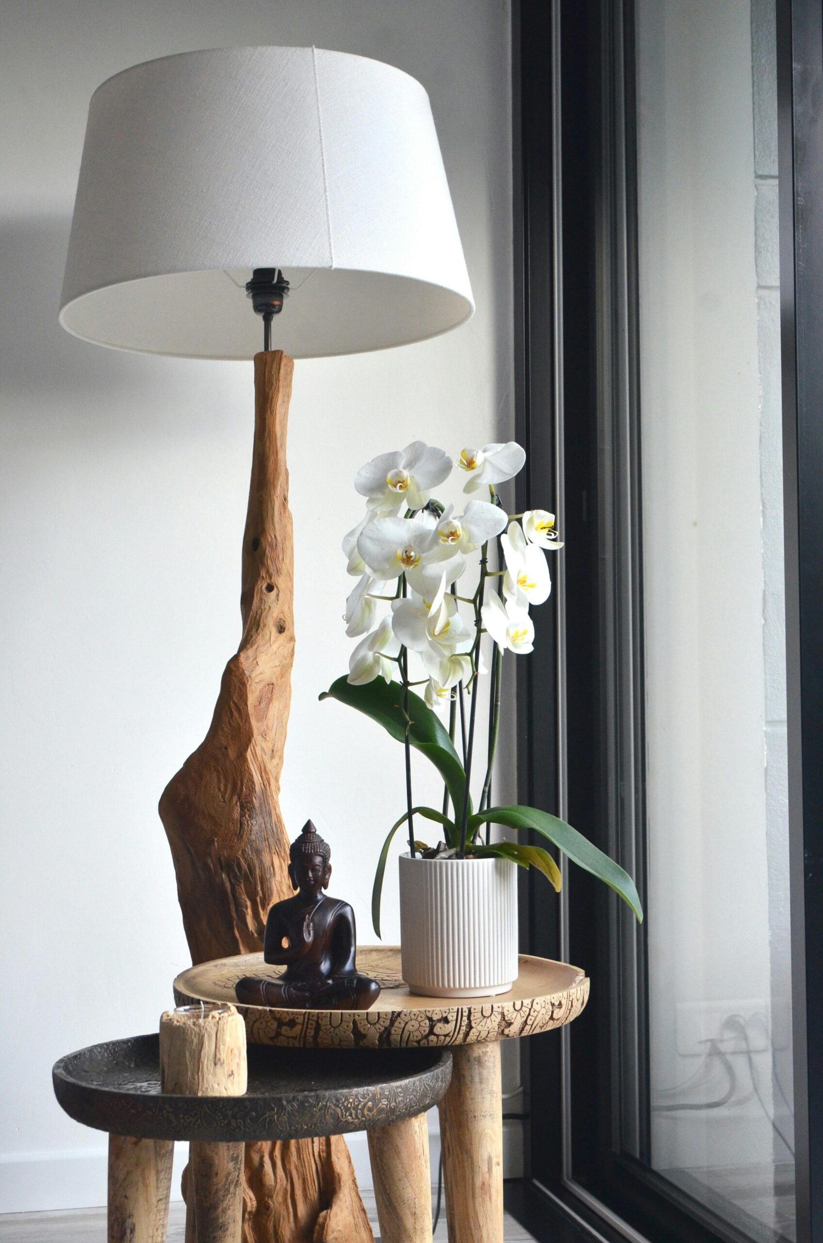 Houten lamp 001
